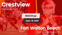 Matchup: Crestview High vs. Fort Walton Beach  2020