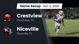 Recap: Crestview  vs. Niceville  2020