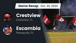 Recap: Crestview  vs. Escambia  2020