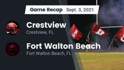 Recap: Crestview  vs. Fort Walton Beach  2021