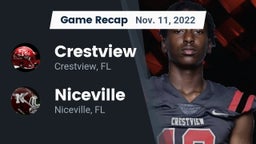 Recap: Crestview  vs. Niceville  2022
