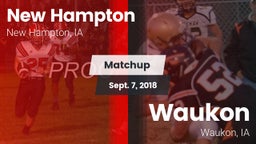 Matchup: New Hampton High vs. Waukon  2018