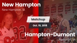 Matchup: New Hampton High vs. Hampton-Dumont  2018