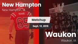 Matchup: New Hampton High vs. Waukon  2019