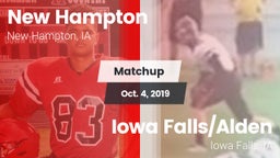 Matchup: New Hampton High vs. Iowa Falls/Alden  2019