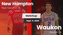 Matchup: New Hampton High vs. Waukon  2020