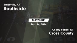 Matchup: Southside High vs. Cross County  2016
