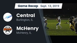Recap: Central  vs. McHenry  2019