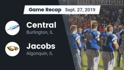 Recap: Central  vs. Jacobs  2019