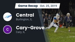 Recap: Central  vs. Cary-Grove  2019