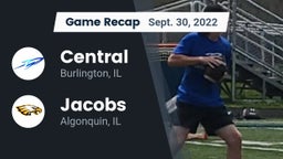 Recap: Central  vs. Jacobs  2022