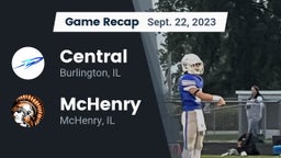 Recap: Central  vs. McHenry  2023
