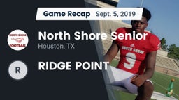 Recap: North Shore Senior  vs. RIDGE POINT 2019