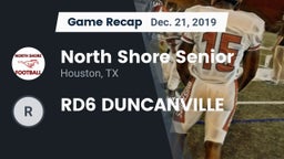 Recap: North Shore Senior  vs. RD6 DUNCANVILLE 2019
