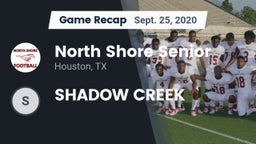 Recap: North Shore Senior  vs. SHADOW CREEK 2020