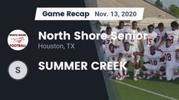 Recap: North Shore Senior  vs. SUMMER CREEK 2020