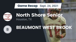 Recap: North Shore Senior  vs. BEAUMONT WEST BROOK 2021