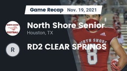 Recap: North Shore Senior  vs. RD2 CLEAR SPRINGS 2021