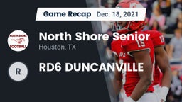 Recap: North Shore Senior  vs. RD6 DUNCANVILLE 2021