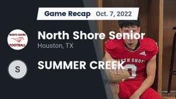 Recap: North Shore Senior  vs. SUMMER CREEK 2022