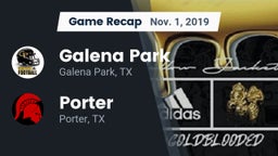 Recap: Galena Park  vs. Porter  2019