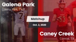 Matchup: Galena Park High vs. Caney Creek  2020