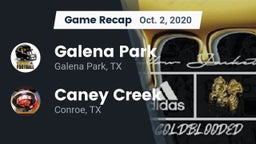 Recap: Galena Park  vs. Caney Creek  2020