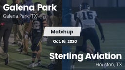 Matchup: Galena Park High vs. Sterling Aviation  2020
