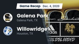 Recap: Galena Park  vs. Willowridge  2020
