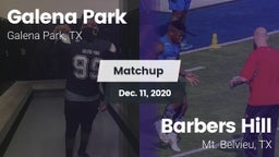 Matchup: Galena Park High vs. Barbers Hill  2020