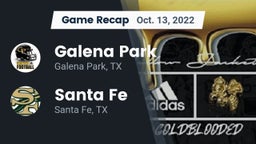 Recap: Galena Park  vs. Santa Fe  2022