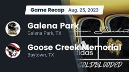 Recap: Galena Park  vs. Goose Creek Memorial  2023