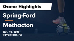 Spring-Ford  vs Methacton  Game Highlights - Oct. 10, 2023