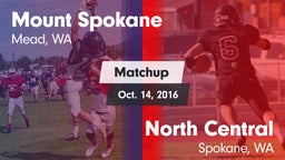 Matchup: Mount Spokane vs. North Central  2016