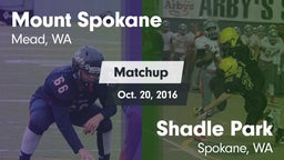 Matchup: Mount Spokane vs. Shadle Park  2016