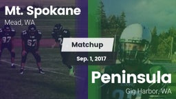 Matchup: Mt. Spokane vs. Peninsula  2017