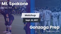 Matchup: Mt. Spokane vs. Gonzaga Prep  2017