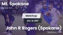 Matchup: Mt. Spokane vs. John R Rogers  (Spokane) 2017