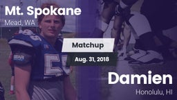 Matchup: Mt. Spokane vs. Damien  2018