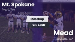 Matchup: Mt. Spokane vs. Mead  2018