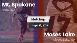 Matchup: Mt. Spokane vs. Moses Lake  2019