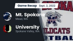 Recap: Mt. Spokane vs. University  2022