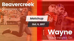 Matchup: Beavercreek High vs. Wayne  2017
