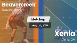 Matchup: Beavercreek High vs. Xenia  2018