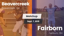 Matchup: Beavercreek High vs. Fairborn 2018