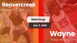 Matchup: Beavercreek High vs. Wayne  2018
