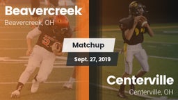Matchup: Beavercreek High vs. Centerville 2019