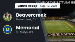 Recap: Beavercreek  vs. Memorial  2021