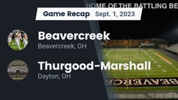 Recap: Beavercreek  vs. Thurgood-Marshall  2023