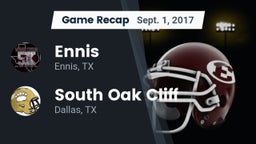 Recap: Ennis  vs. South Oak Cliff  2017